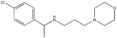 [1-(4-chlorophenyl)ethyl][3-(morpholin-4-yl)propyl]amine Structure