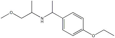 [1-(4-ethoxyphenyl)ethyl](1-methoxypropan-2-yl)amine Structure