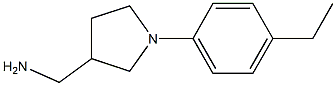 [1-(4-ethylphenyl)pyrrolidin-3-yl]methylamine 구조식 이미지