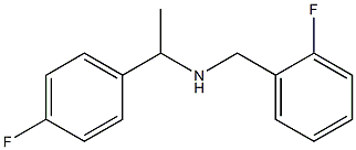 [1-(4-fluorophenyl)ethyl][(2-fluorophenyl)methyl]amine Structure