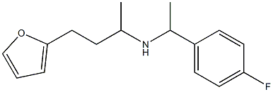 [1-(4-fluorophenyl)ethyl][4-(furan-2-yl)butan-2-yl]amine 구조식 이미지