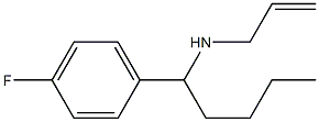 [1-(4-fluorophenyl)pentyl](prop-2-en-1-yl)amine Structure