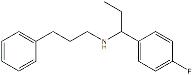 [1-(4-fluorophenyl)propyl](3-phenylpropyl)amine Structure