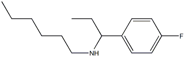 [1-(4-fluorophenyl)propyl](hexyl)amine 구조식 이미지