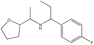 [1-(4-fluorophenyl)propyl][1-(oxolan-2-yl)ethyl]amine 구조식 이미지