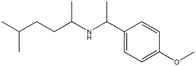 [1-(4-methoxyphenyl)ethyl](5-methylhexan-2-yl)amine Structure
