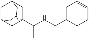 [1-(adamantan-1-yl)ethyl](cyclohex-3-en-1-ylmethyl)amine 구조식 이미지