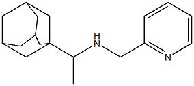 [1-(adamantan-1-yl)ethyl](pyridin-2-ylmethyl)amine 구조식 이미지