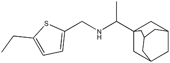 [1-(adamantan-1-yl)ethyl][(5-ethylthiophen-2-yl)methyl]amine 구조식 이미지