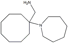 [1-(azepan-1-yl)cyclooctyl]methanamine 구조식 이미지