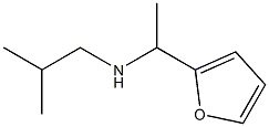 [1-(furan-2-yl)ethyl](2-methylpropyl)amine Structure