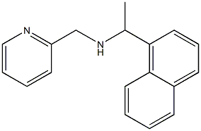 [1-(naphthalen-1-yl)ethyl](pyridin-2-ylmethyl)amine 구조식 이미지