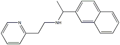 [1-(naphthalen-2-yl)ethyl][2-(pyridin-2-yl)ethyl]amine Structure