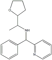 [1-(oxolan-2-yl)ethyl][phenyl(pyridin-2-yl)methyl]amine Structure