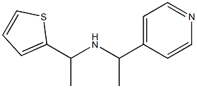 [1-(pyridin-4-yl)ethyl][1-(thiophen-2-yl)ethyl]amine 구조식 이미지