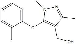 [1,3-dimethyl-5-(2-methylphenoxy)-1H-pyrazol-4-yl]methanol 구조식 이미지