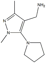 [1,3-dimethyl-5-(pyrrolidin-1-yl)-1H-pyrazol-4-yl]methanamine 구조식 이미지