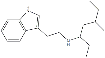 [2-(1H-indol-3-yl)ethyl](5-methylheptan-3-yl)amine Structure