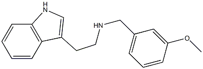 [2-(1H-indol-3-yl)ethyl][(3-methoxyphenyl)methyl]amine Structure