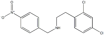 [2-(2,4-dichlorophenyl)ethyl][(4-nitrophenyl)methyl]amine 구조식 이미지