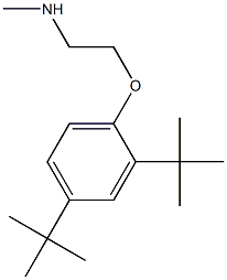 [2-(2,4-di-tert-butylphenoxy)ethyl](methyl)amine Structure