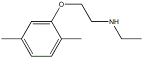 [2-(2,5-dimethylphenoxy)ethyl](ethyl)amine 구조식 이미지