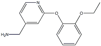 [2-(2-ethoxyphenoxy)pyridin-4-yl]methylamine 구조식 이미지