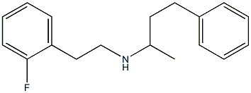 [2-(2-fluorophenyl)ethyl](4-phenylbutan-2-yl)amine Structure