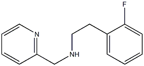 [2-(2-fluorophenyl)ethyl](pyridin-2-ylmethyl)amine Structure