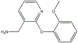 [2-(2-methoxyphenoxy)pyridin-3-yl]methylamine Structure
