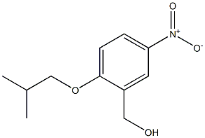 [2-(2-methylpropoxy)-5-nitrophenyl]methanol Structure