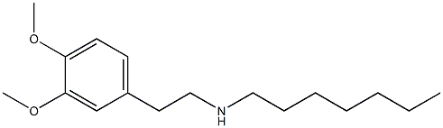 [2-(3,4-dimethoxyphenyl)ethyl](heptyl)amine Structure