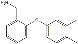 [2-(3,4-dimethylphenoxy)phenyl]methanamine Structure