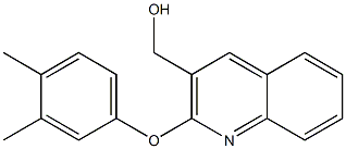 [2-(3,4-dimethylphenoxy)quinolin-3-yl]methanol Structure