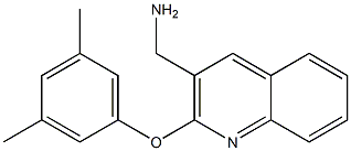 [2-(3,5-dimethylphenoxy)quinolin-3-yl]methanamine 구조식 이미지