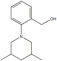 [2-(3,5-dimethylpiperidin-1-yl)phenyl]methanol Structure