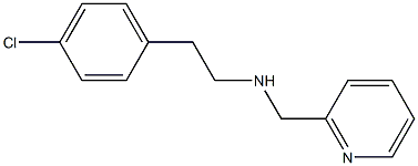 [2-(4-chlorophenyl)ethyl](pyridin-2-ylmethyl)amine Structure