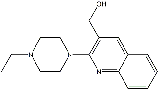 [2-(4-ethylpiperazin-1-yl)quinolin-3-yl]methanol Structure