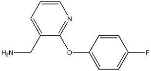 [2-(4-fluorophenoxy)pyridin-3-yl]methylamine Structure