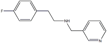 [2-(4-fluorophenyl)ethyl](pyridin-3-ylmethyl)amine Structure