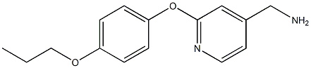 [2-(4-propoxyphenoxy)pyridin-4-yl]methanamine 구조식 이미지