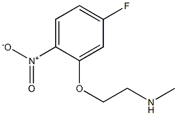 [2-(5-fluoro-2-nitrophenoxy)ethyl](methyl)amine Structure