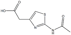 [2-(acetylamino)-1,3-thiazol-4-yl]acetic acid Structure