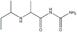 [2-(butan-2-ylamino)propanoyl]urea Structure