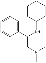 [2-(cyclohexylamino)-2-phenylethyl]dimethylamine Structure