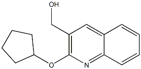 [2-(cyclopentyloxy)quinolin-3-yl]methanol 구조식 이미지