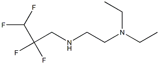 [2-(diethylamino)ethyl](2,2,3,3-tetrafluoropropyl)amine Structure