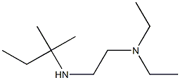 [2-(diethylamino)ethyl](2-methylbutan-2-yl)amine 구조식 이미지