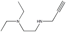 [2-(diethylamino)ethyl](prop-2-yn-1-yl)amine 구조식 이미지