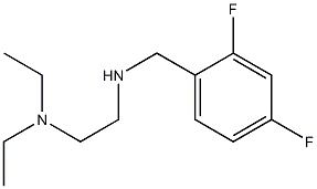 [2-(diethylamino)ethyl][(2,4-difluorophenyl)methyl]amine 구조식 이미지